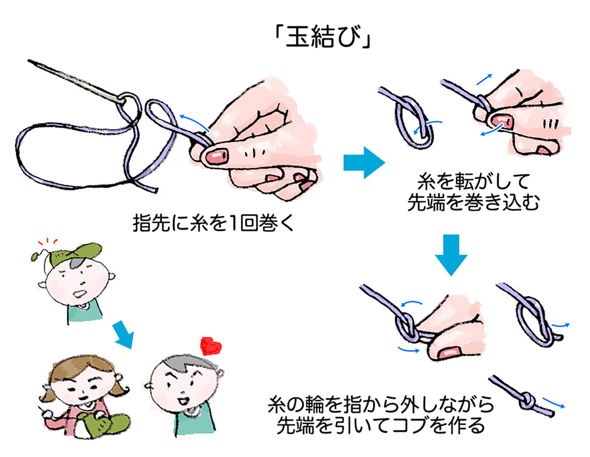 玉止めのやり方完全攻略！結び目が浮く原因と絶対に緩まない簡単裏ワザ
