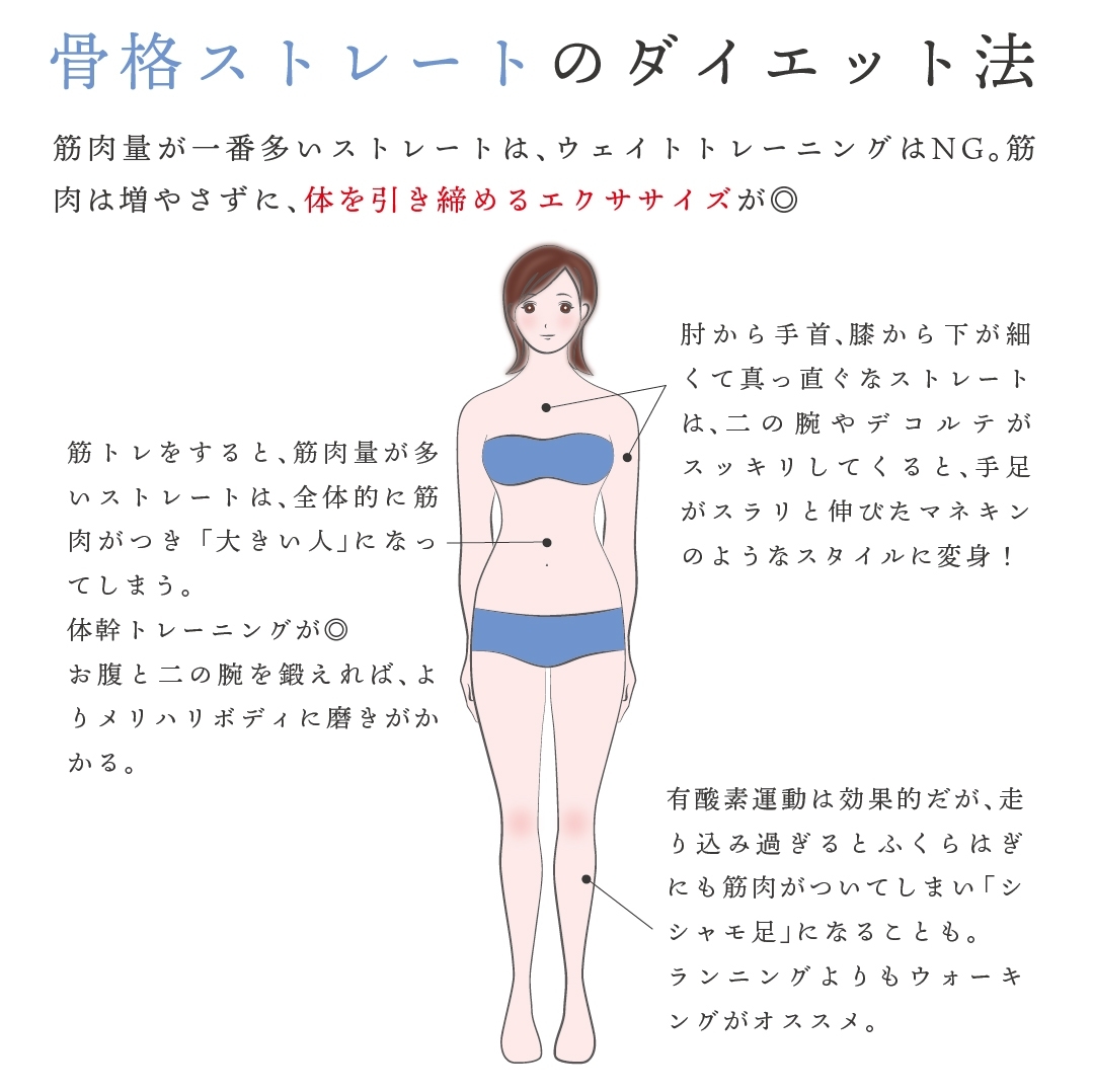 骨格ストレートは筋トレで太る？上半身を劇的に絞る最新の痩せ方と食事法