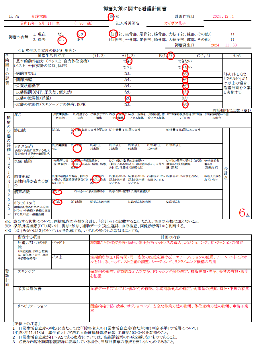 【完全版】褥瘡の看護計画はどう書く？Optp文例と最新評価を徹底解説