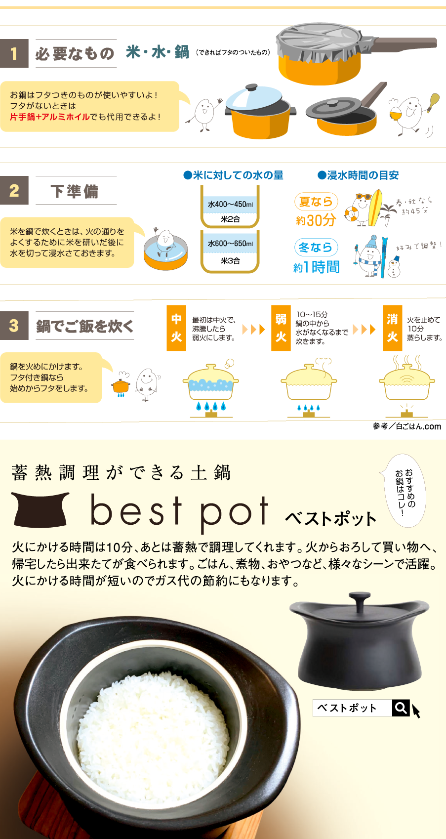 鍋でご飯を炊く極意！芯が残る原因と失敗ゼロの黄金比をプロが徹底解説