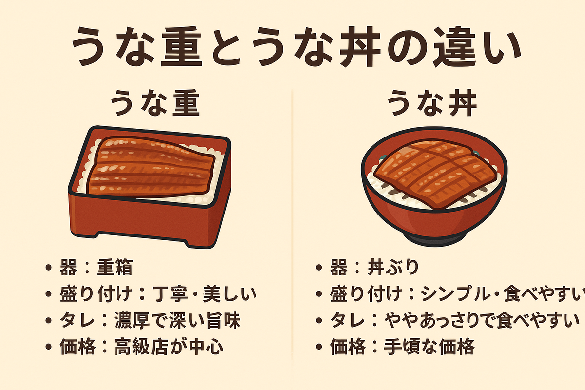うな丼とうな重の違いは器だけ？肉質や量の真相と賢い選び方2026