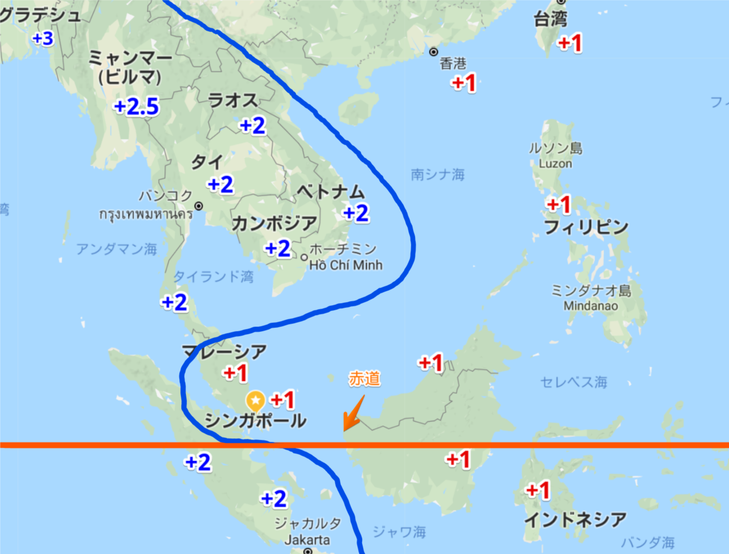 タイと日本の時差は2時間！計算方法や連絡の注意点【2026】