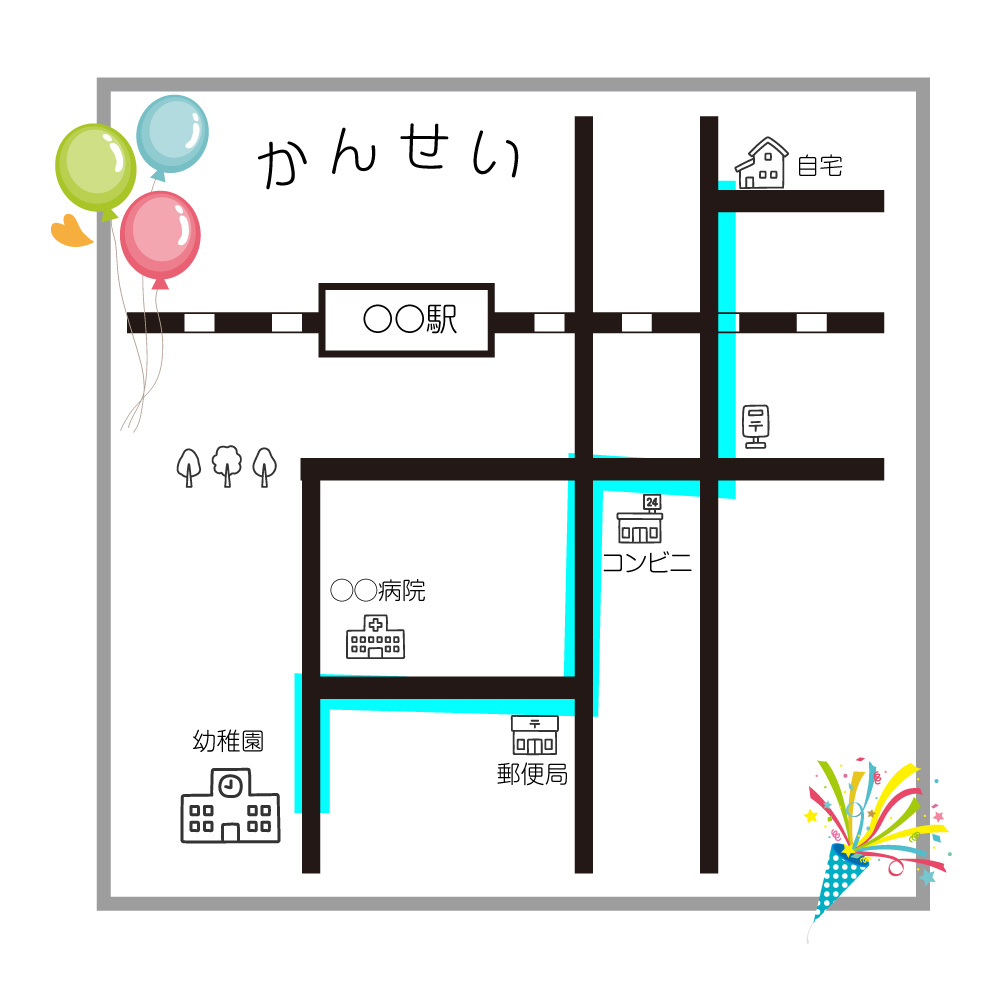 手書き地図の書き方決定版！絵が苦手でも迷わない案内図のコツ