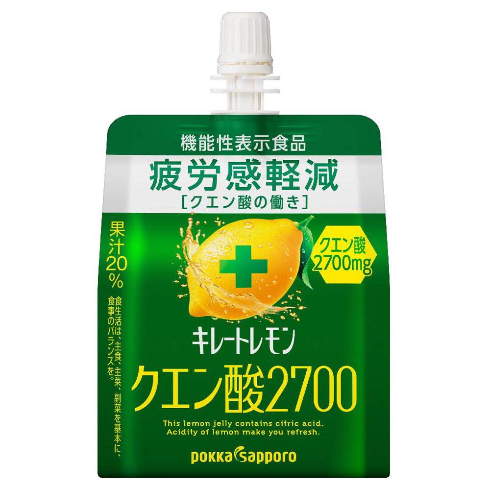 クエン酸ゼリーの疲労回復効果とは？飲むタイミングや市販品を徹底比較