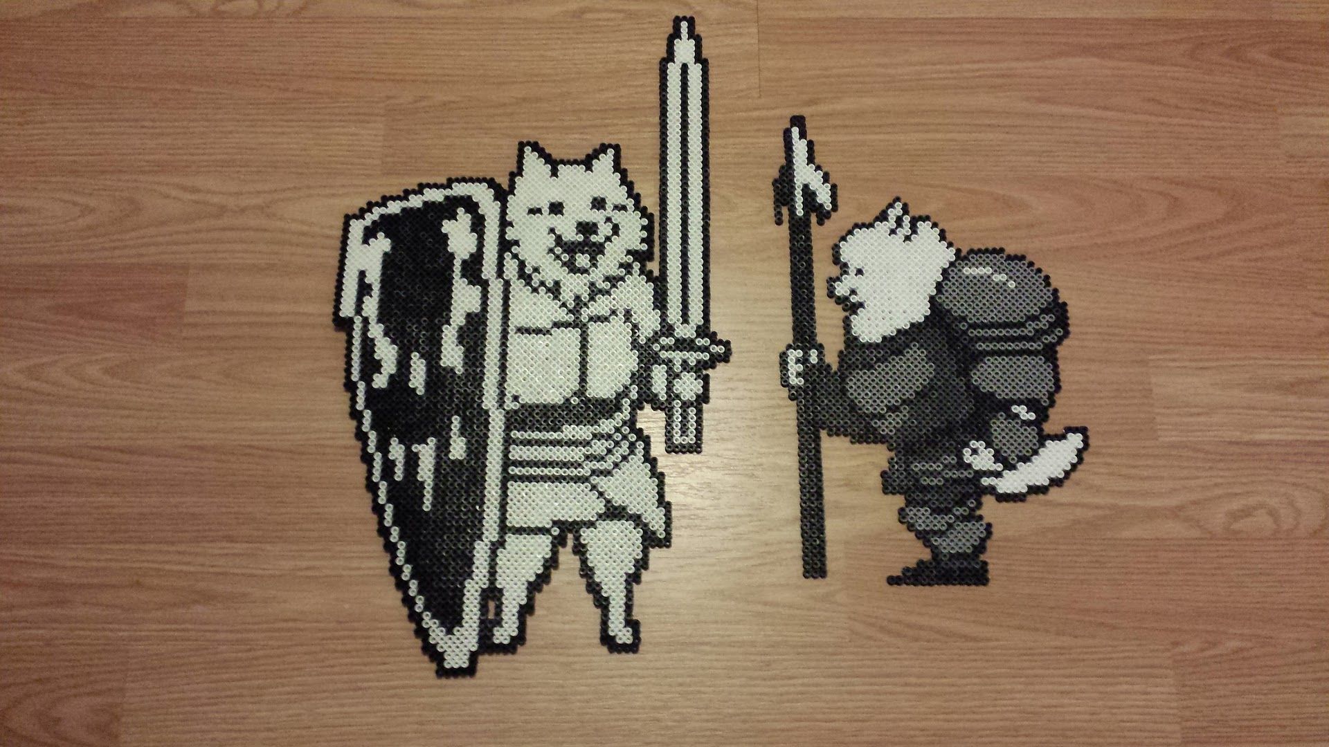「アンダーテール」のドット絵を完全再現！アイロンビーズ熱狂