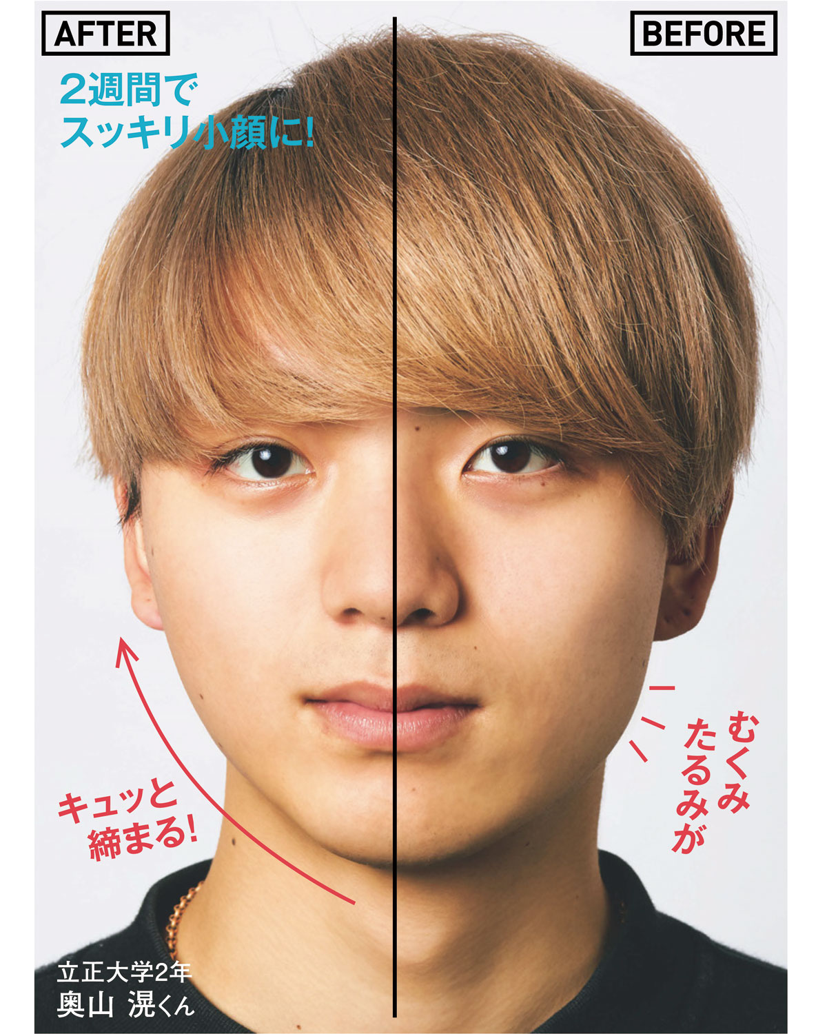 小顔を目指す男性必見！美容整体と髪型で印象を激変させる隠し技