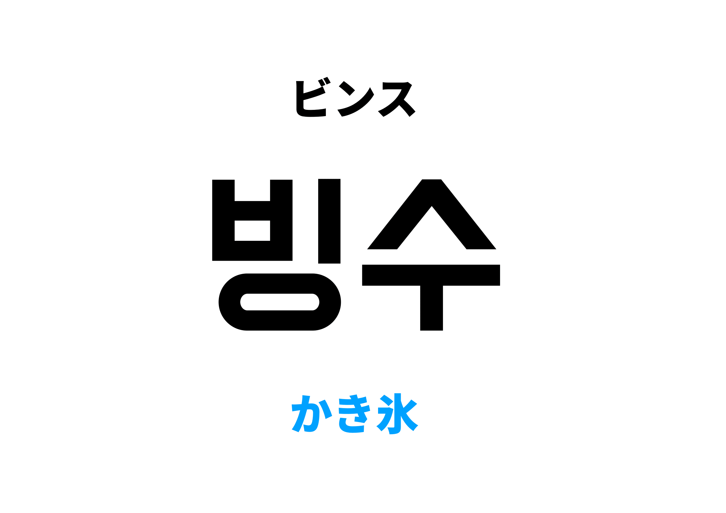 韓国語でかき氷はどう言う？ピンスとパッピンスの違い＆注文術
