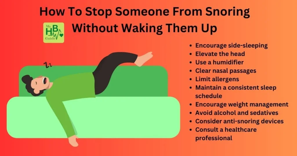 How to Make Someone Stop Snoring