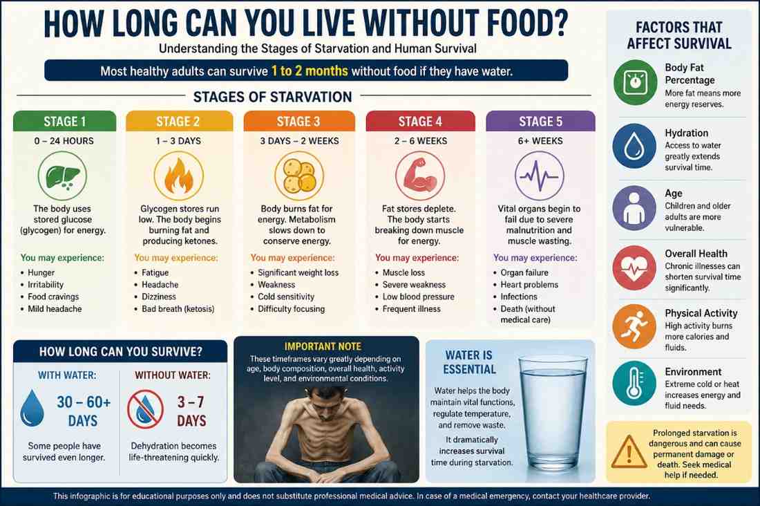 How Long Does a Person Live Without Food