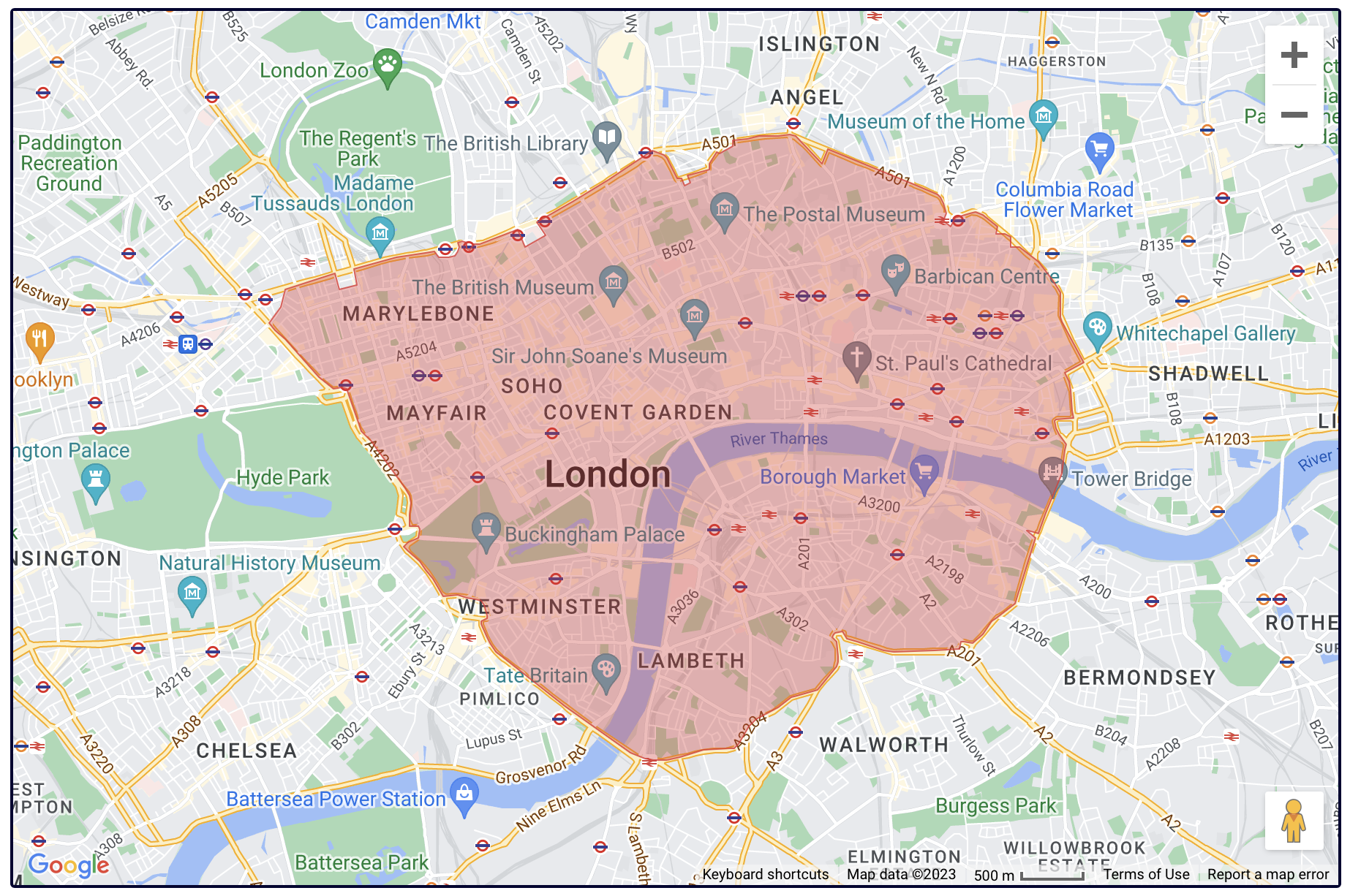 Is Battersea in the Congestion Zone