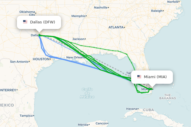 How Far Is Dallas to Miami