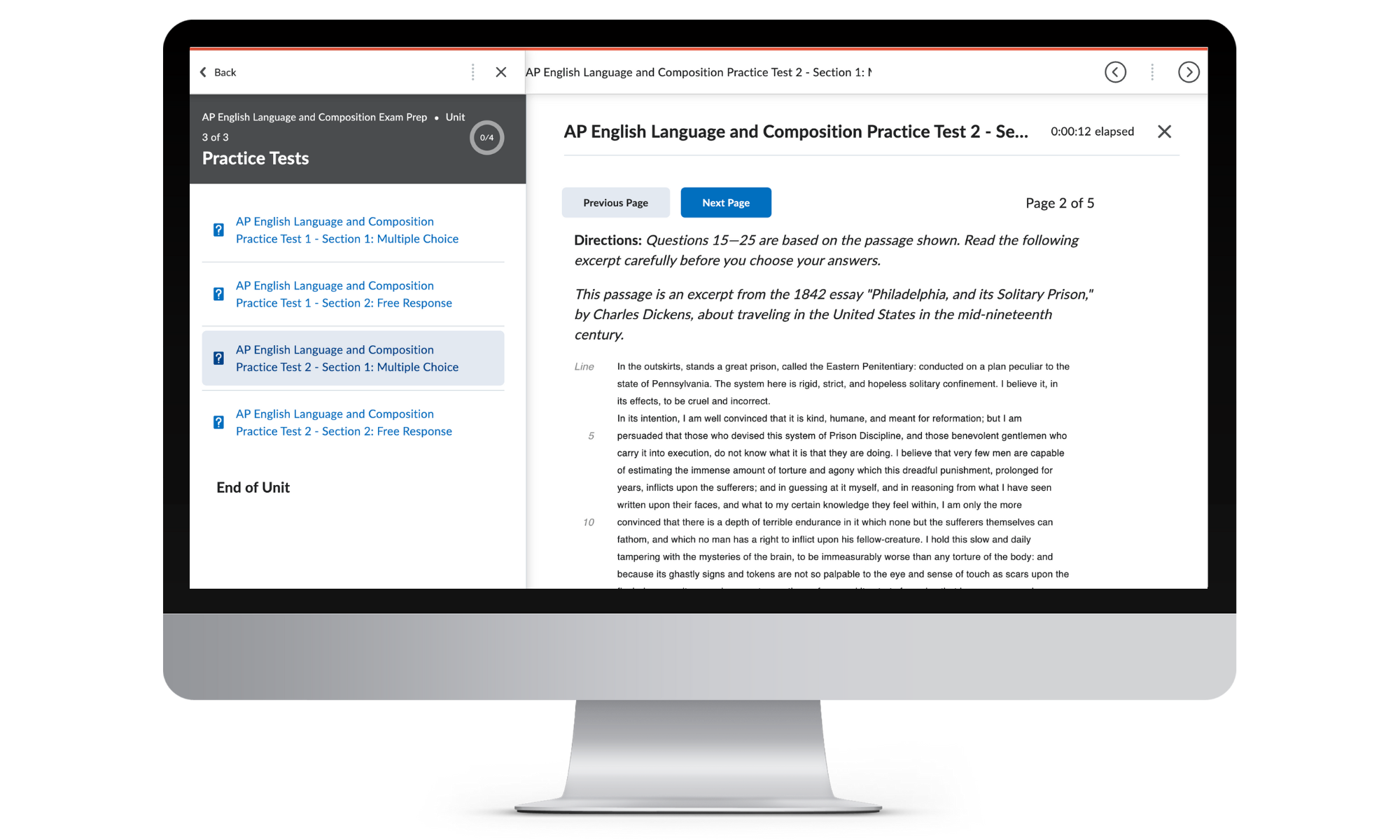 Ap English Language and Composition Practice Test