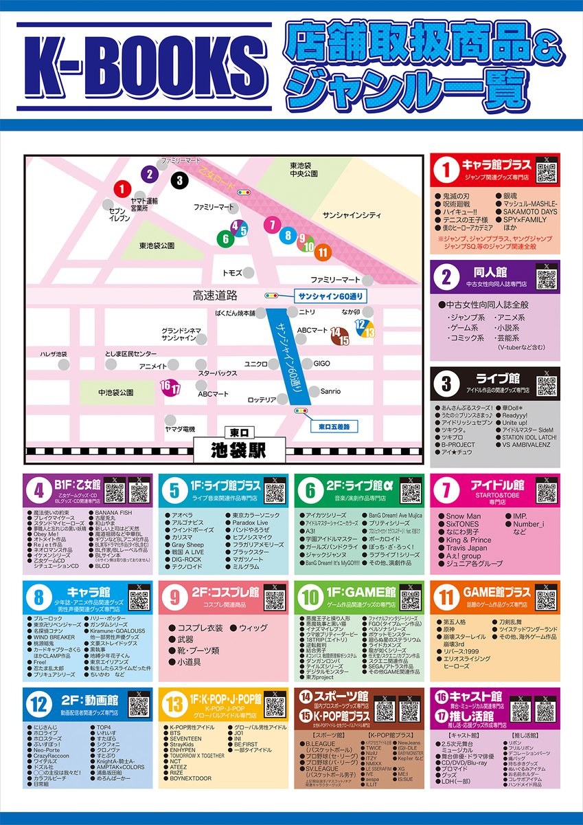 【2026最新】池袋K-Books完全攻略！全店舗マップと買取術
