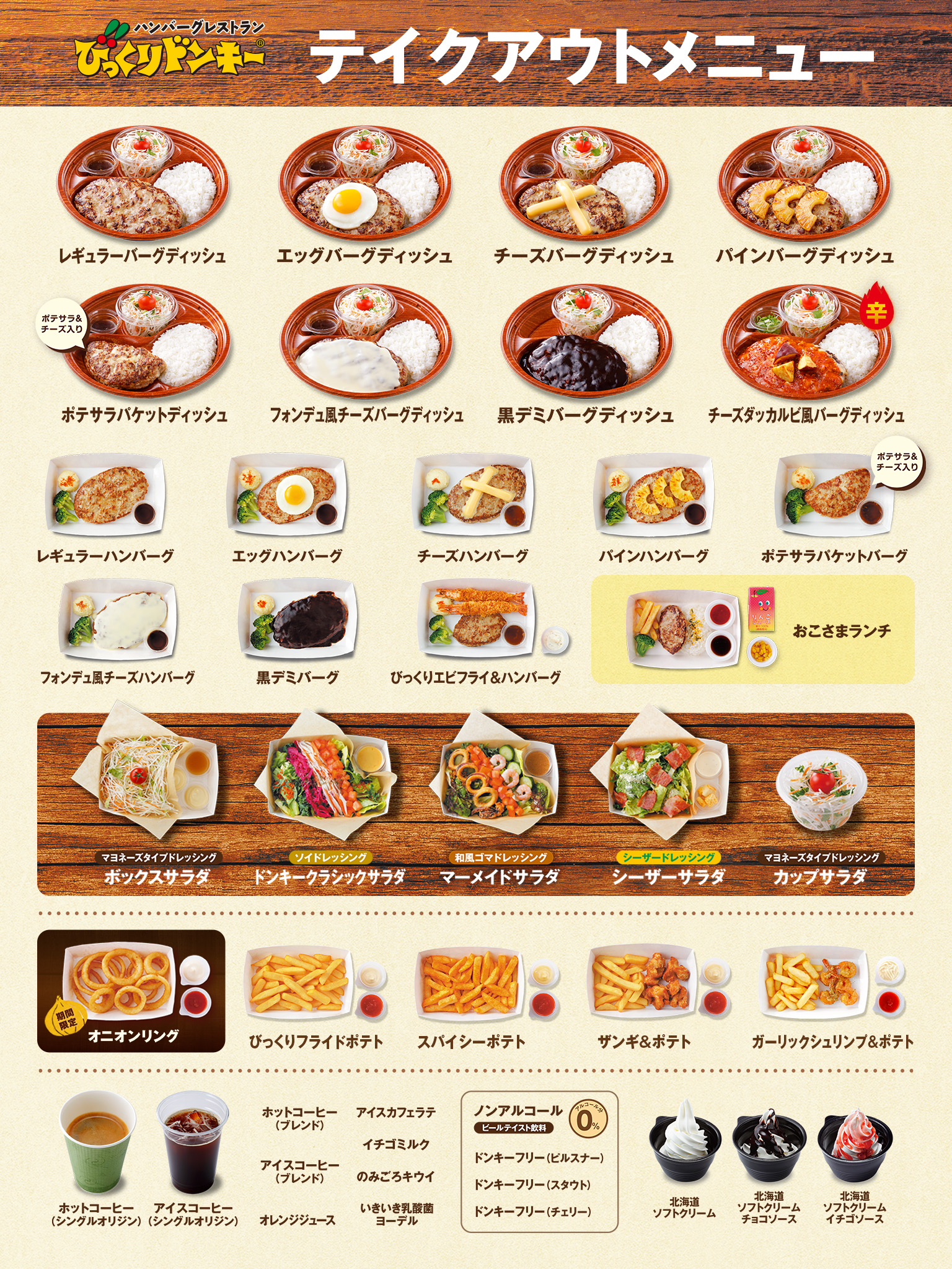 びっくりドンキー持ち帰り最新真相！店舗と違う仕様と頼めない理由