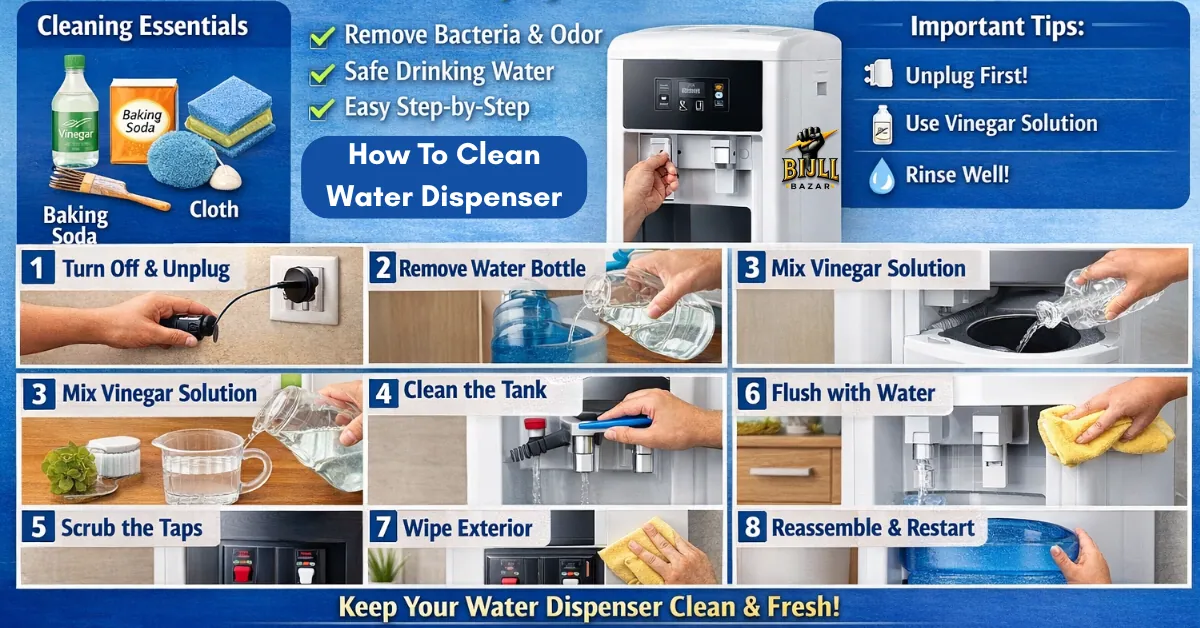 How to Clean Your Water Dispenser