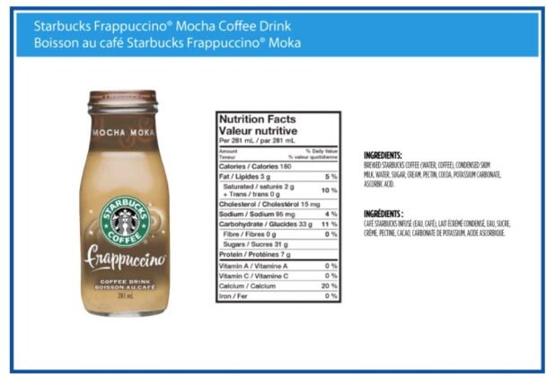 Starbucks Frappuccino Chilled Coffee Caffeine