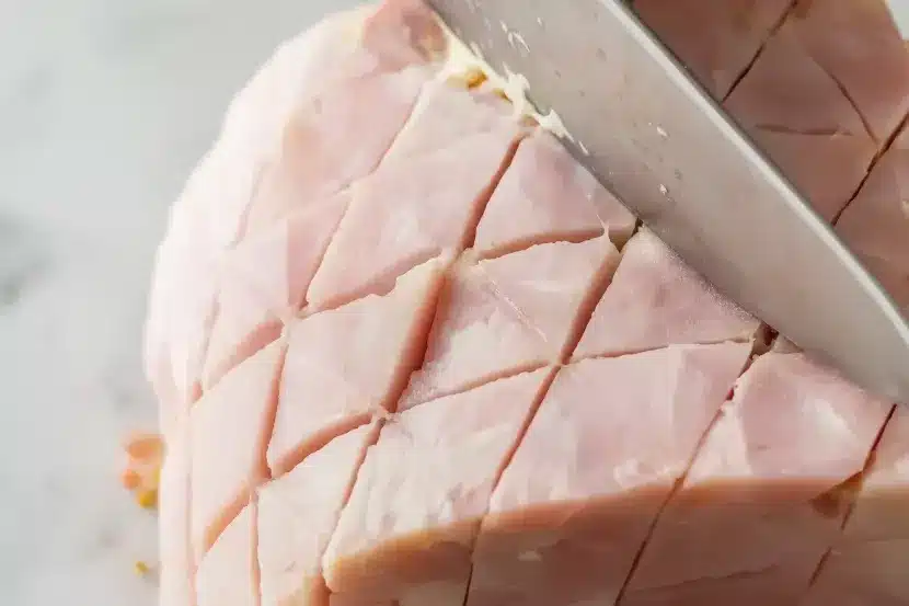 Scoring Ham Before Cooking