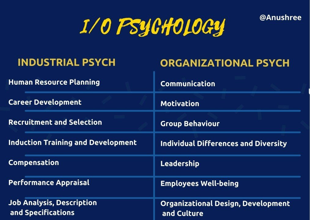 An Organizational Psychologist Studies Such Topics As