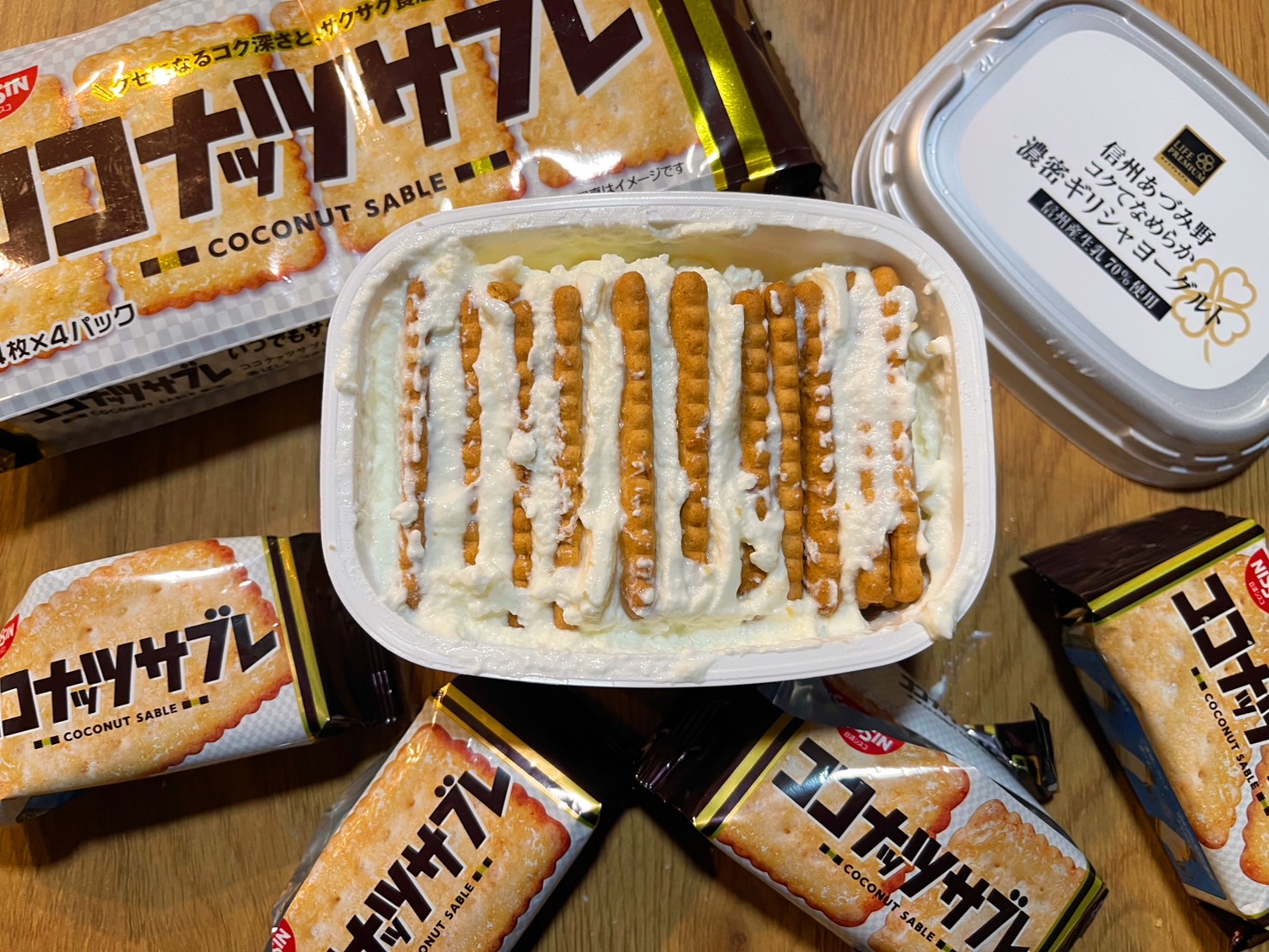 ココナッツサブレ刺すだけチーズケーキ化の真相と失敗しない黄金比
