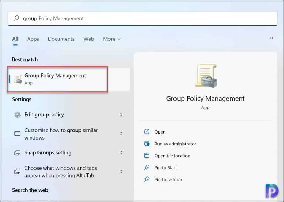 How to Open Group Policy Management Console