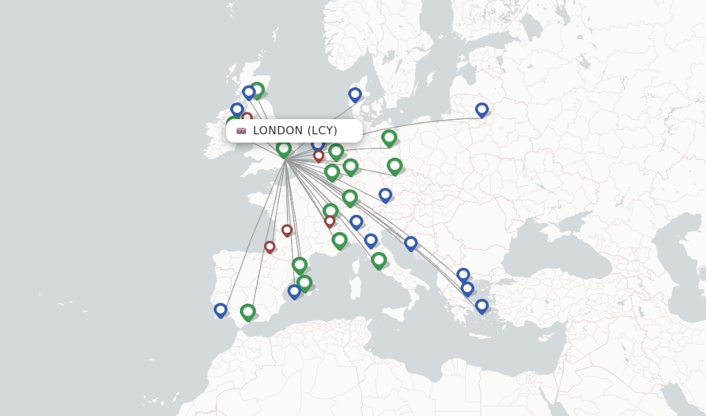 Where Can You Fly from London City