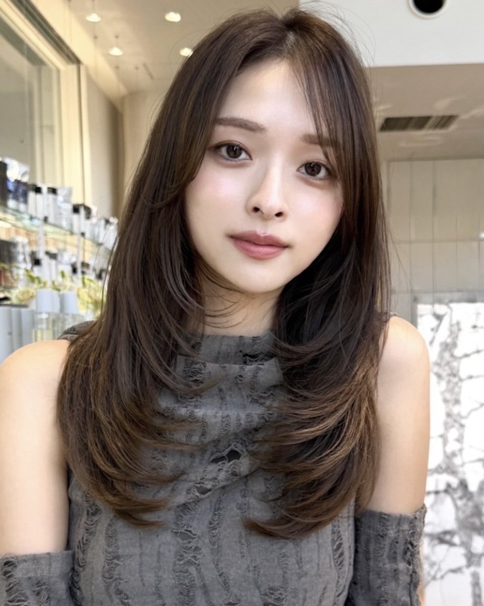 前髪なしロングで即垢抜ける！顔型別似合わせ術と最新トレンド解剖