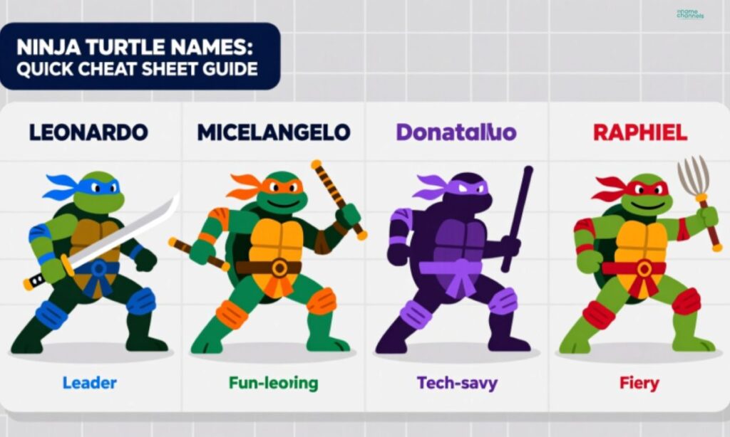 Ninja Turtles Blue Name