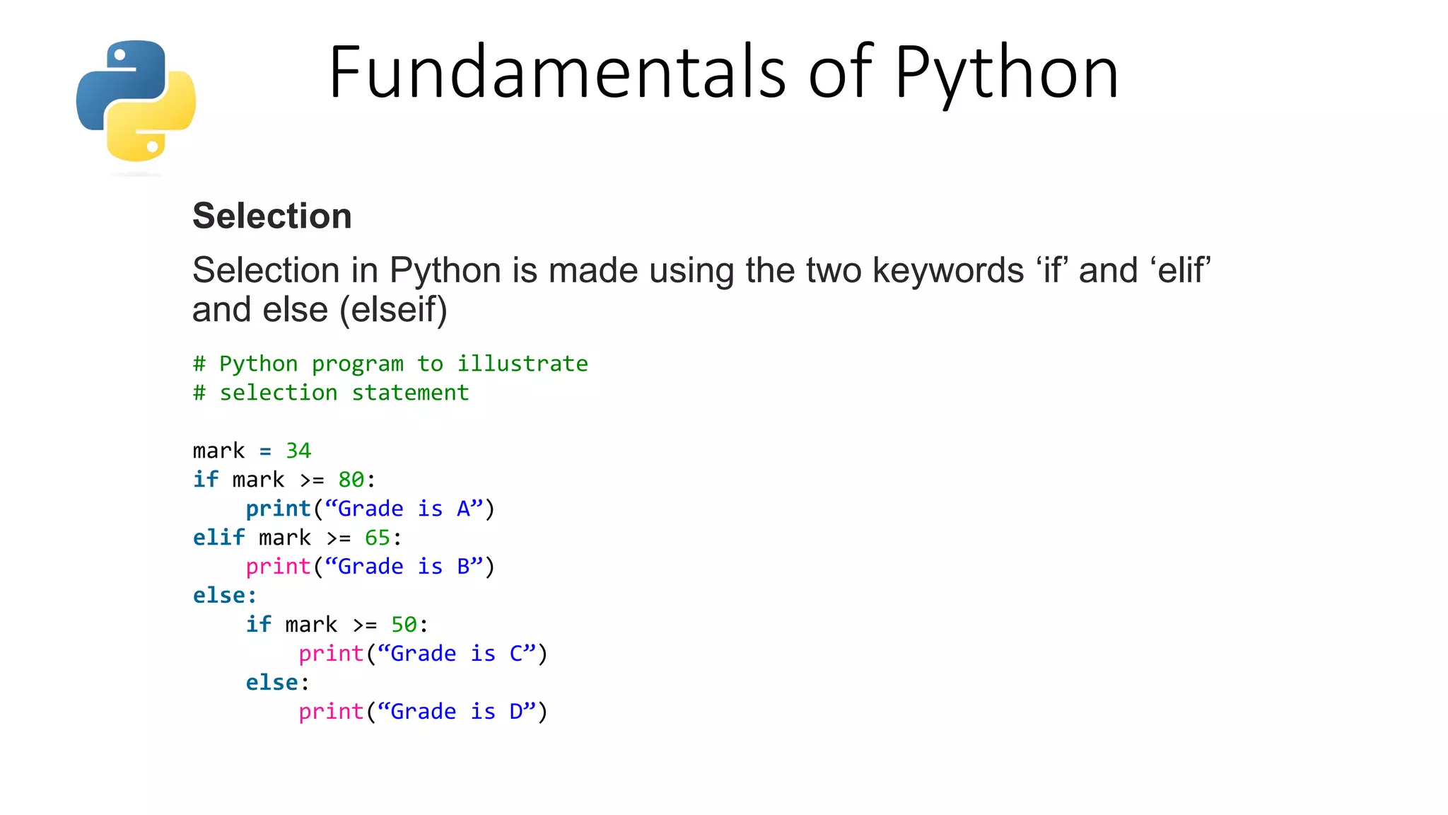 Python Language Basics