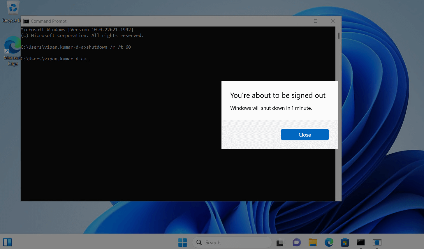 Windows Cli Restart