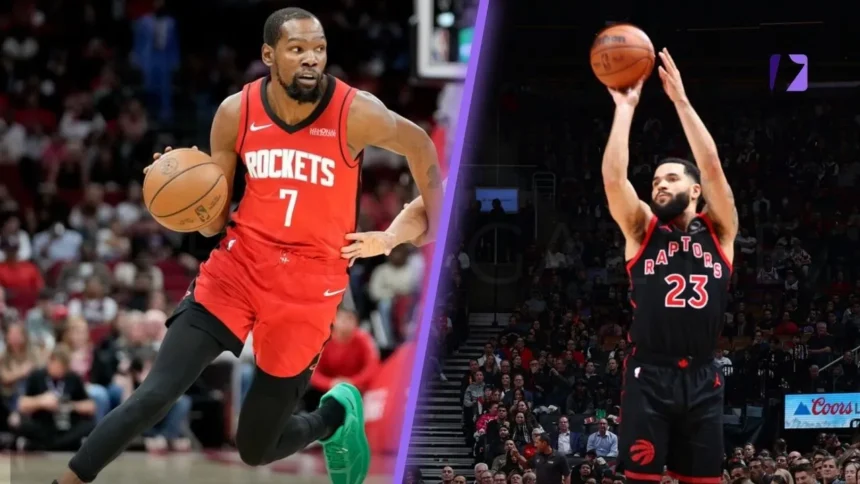 Toronto Raptors vs Houston Rockets Match Player Stats