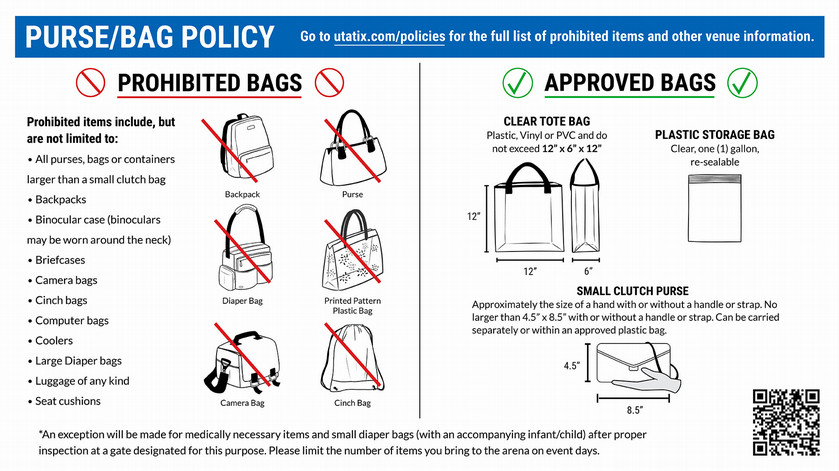 Bag Policy at Pepsi Center