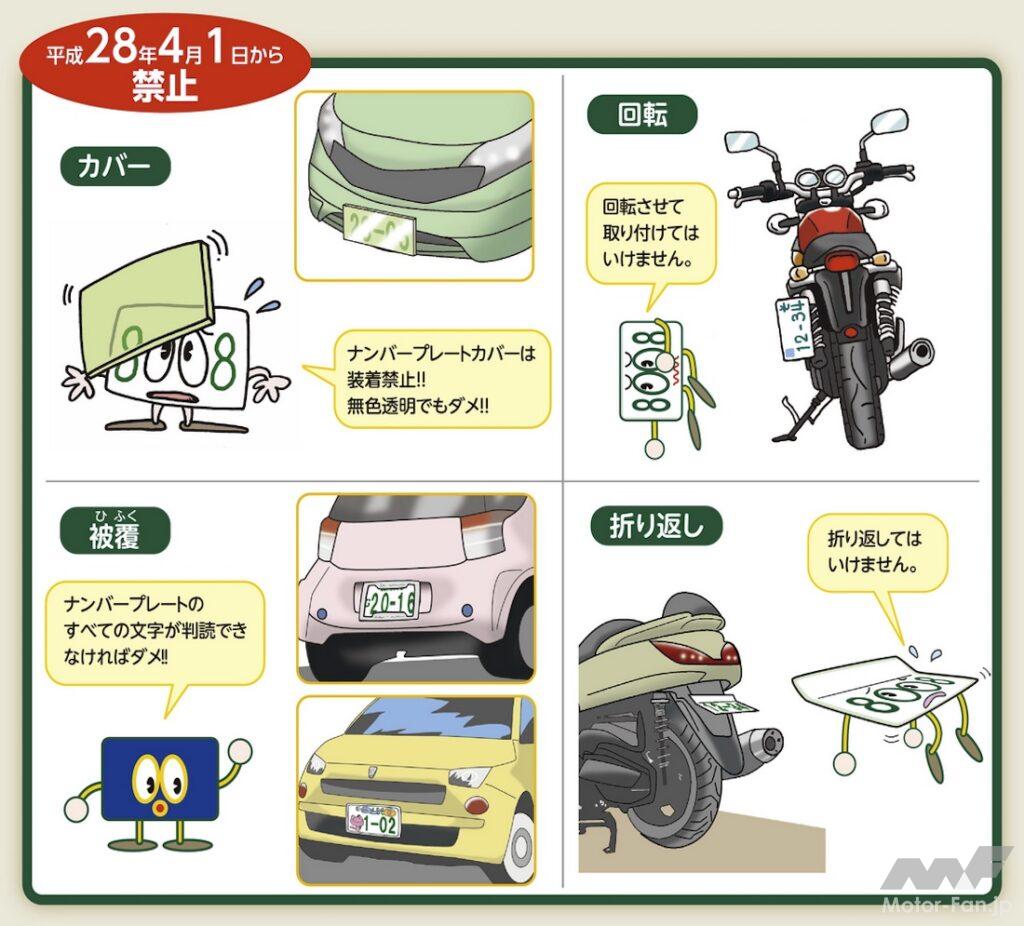 バイクのナンバーかち上げは即違反？新基準の角度ルールと罰則を徹底解説