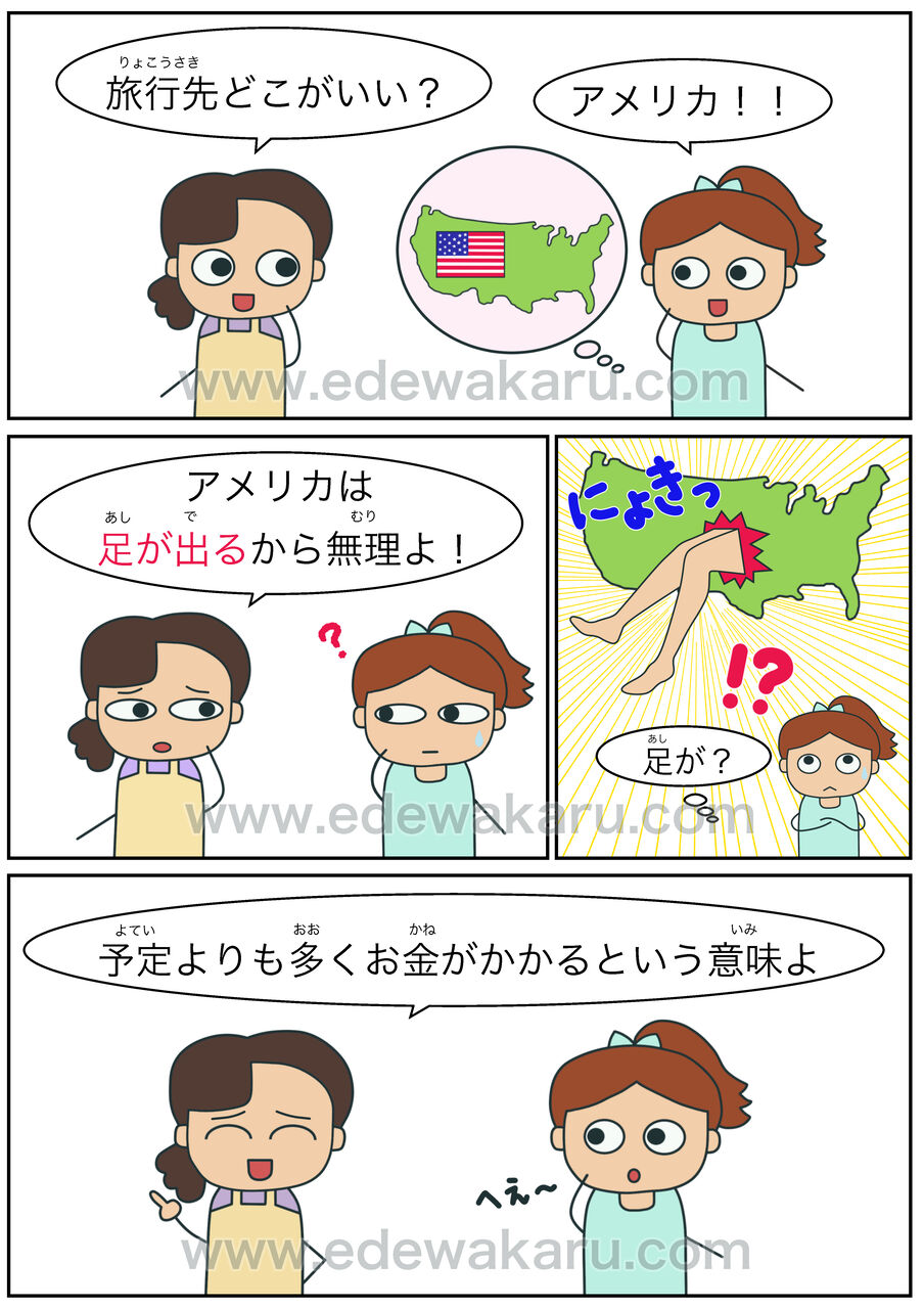 足が出るの本当の意味とは？赤字以外の意外な由来や使い方を徹底解説