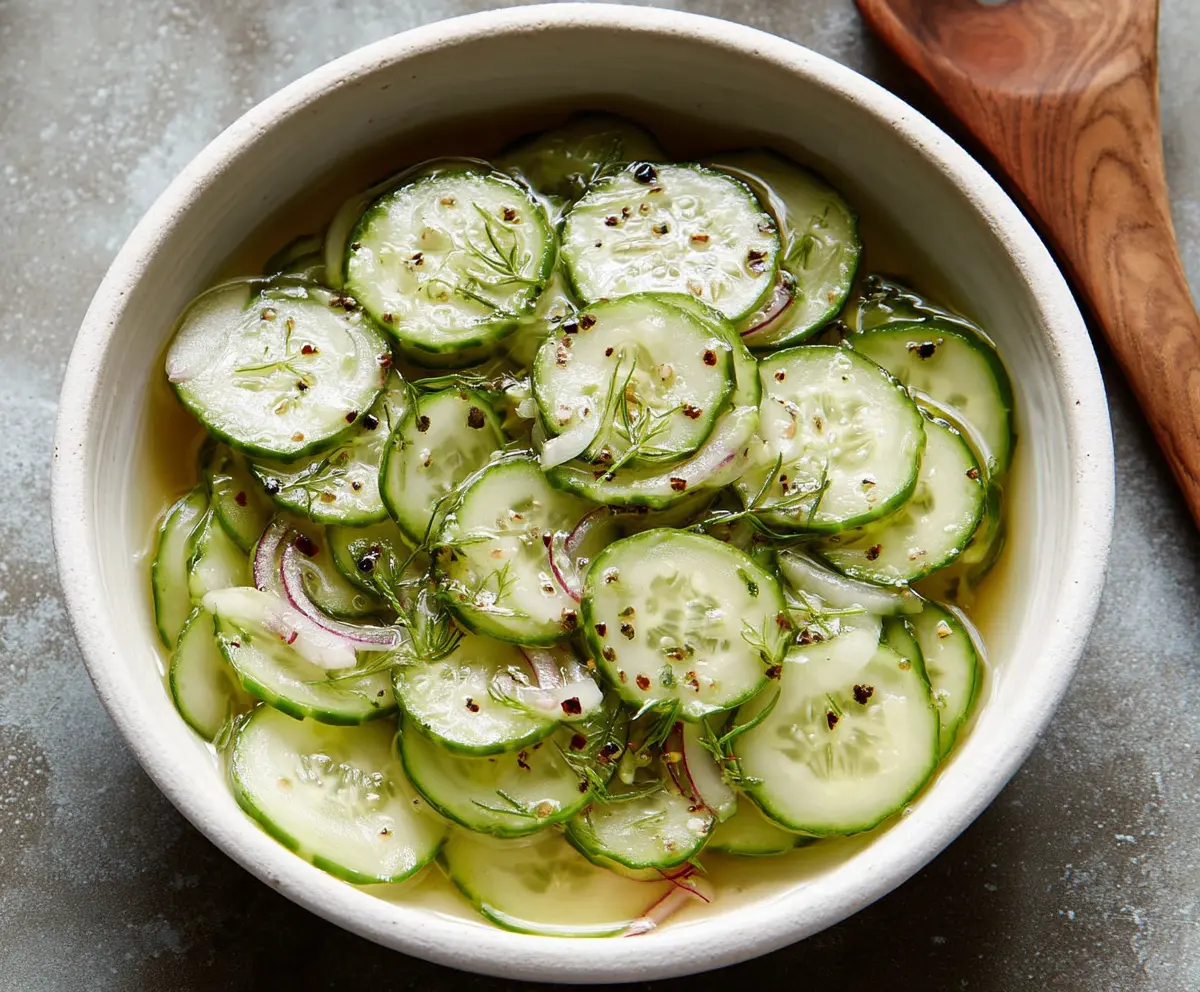 Is Vinegar and Cucumbers Healthy