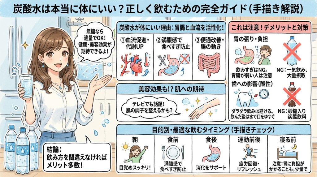 【衝撃】 炭酸 水 飲む 効果 肌 ファン必見の最新情報 #650