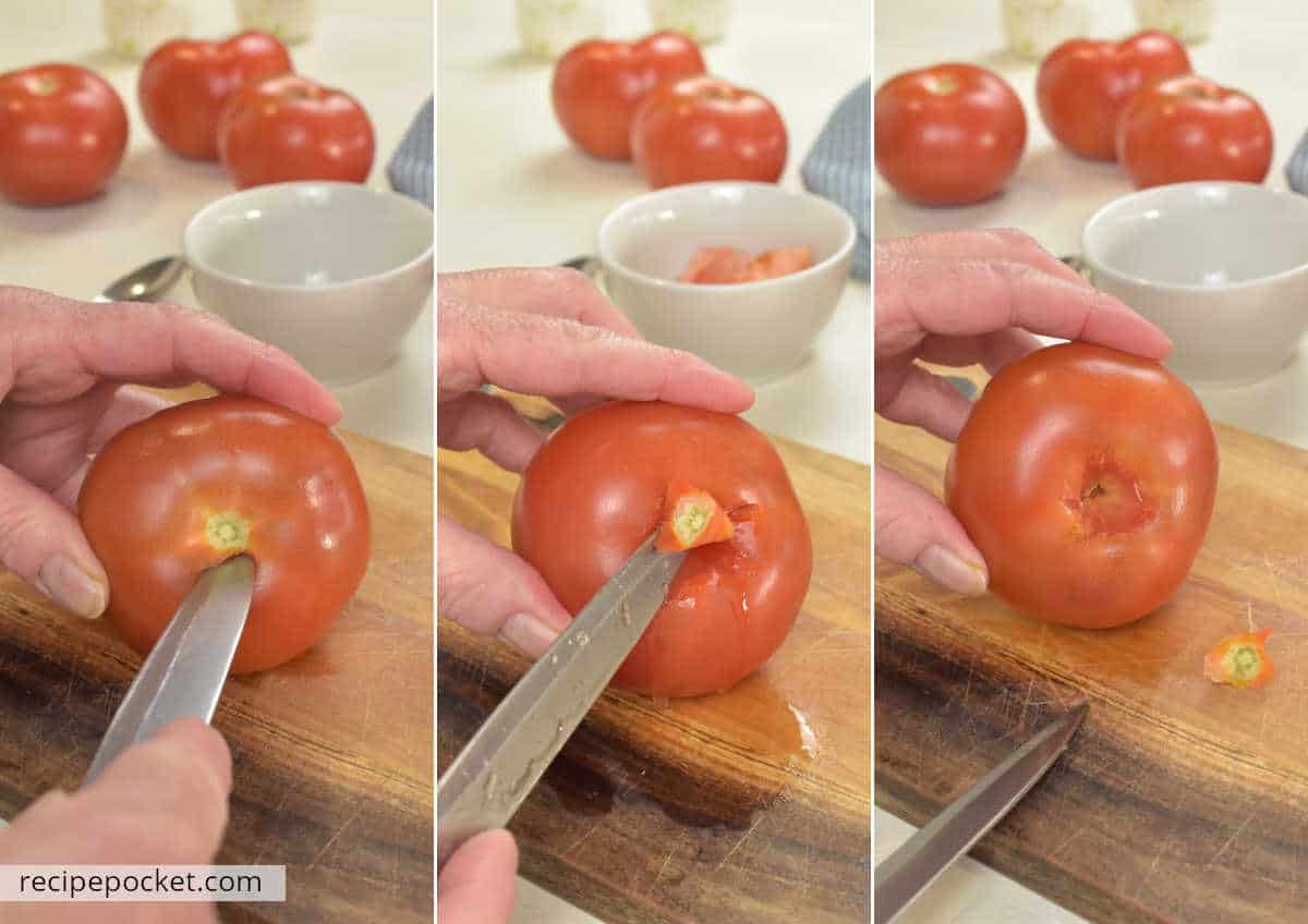 How to Core a Roma Tomato