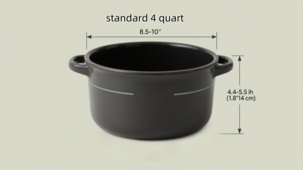 4 Quart Pot Size