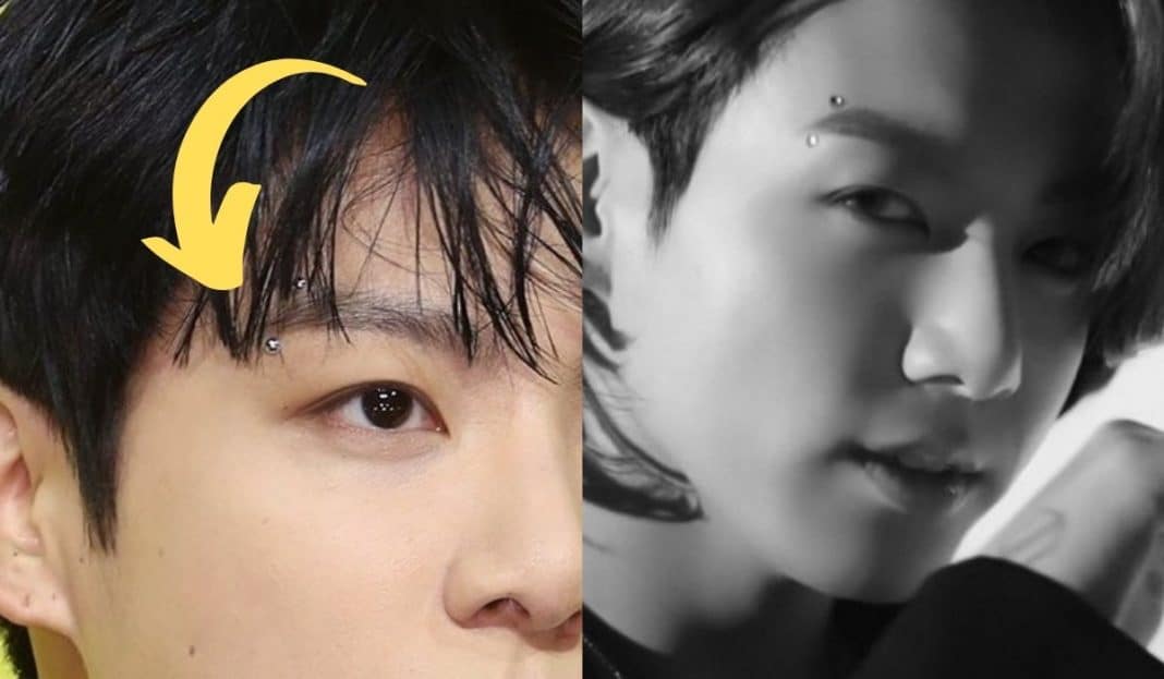 Did Bts Jungkook Get a Eyebrow Piercing