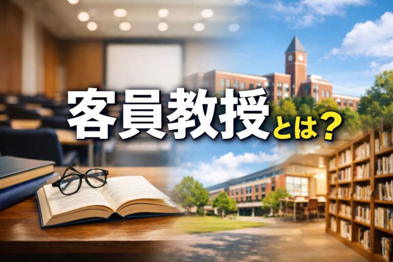 【まとめ】 客員 教授 と は 衝撃の最新ニュース #754