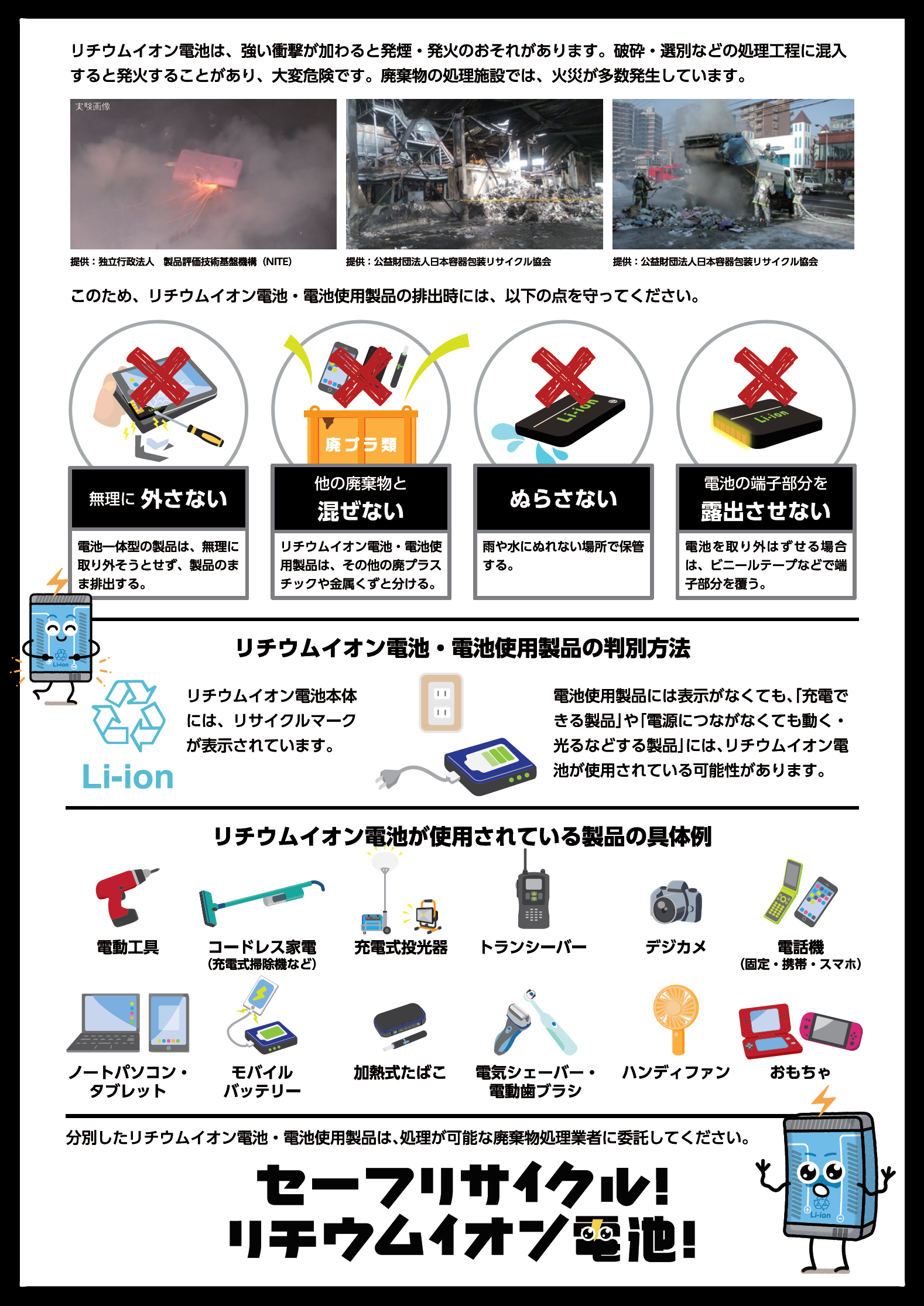 リチウムイオン電池の廃棄で火災急増！安全な無料回収手順と捨て方
