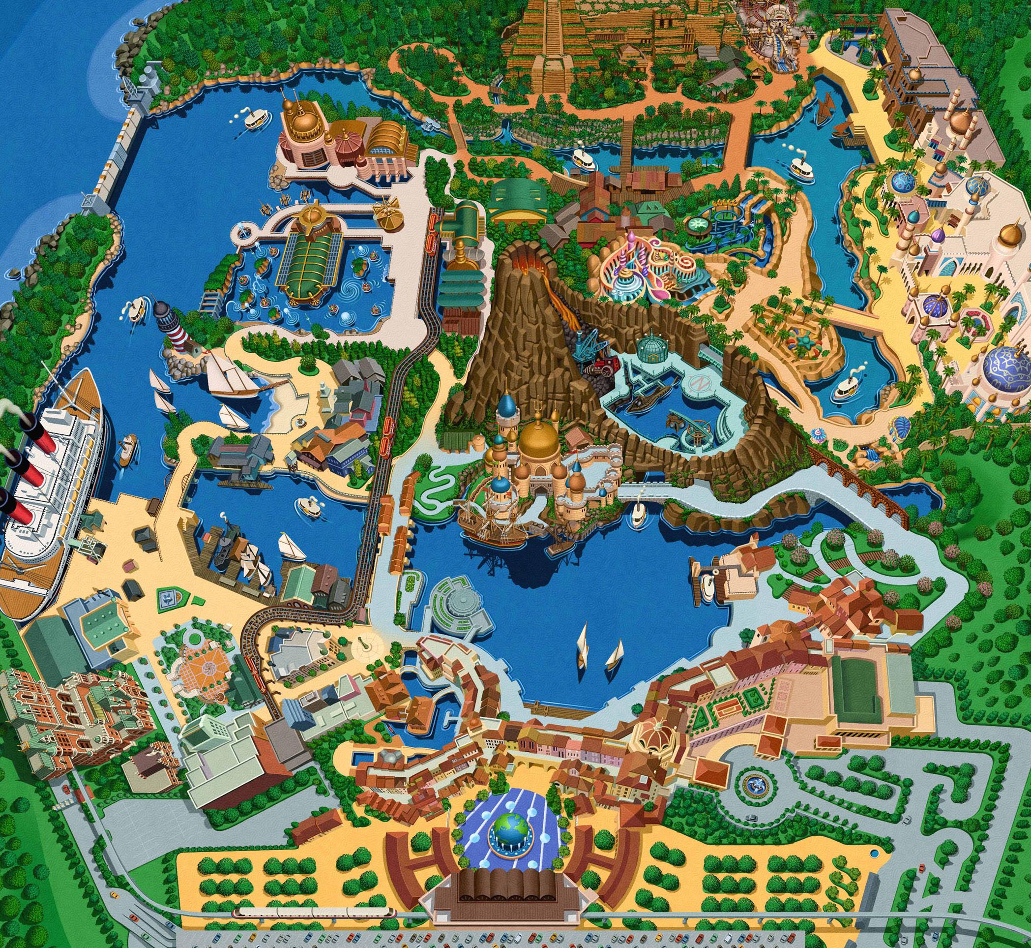 【2026最新】ディズニーシーマップ完全解説！紙の配布と新エリア攻略