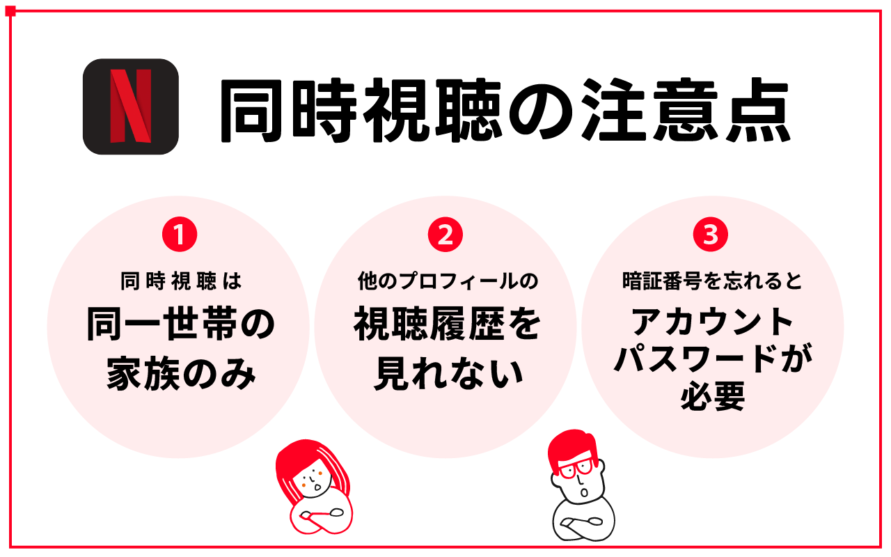 ネトフリ同時視聴は何台まで？共有禁止の真相と制限回避の全知識