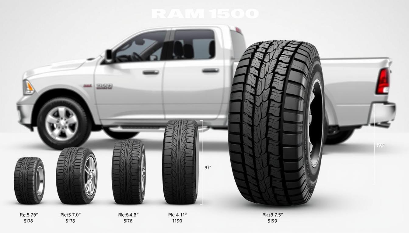 Size of Tires for Dodge Ram 1500