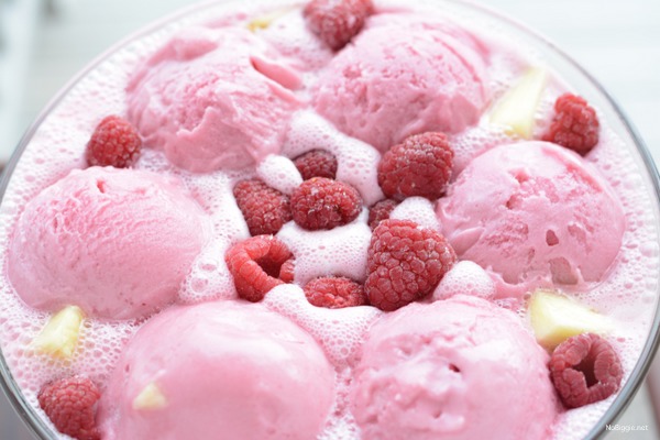 Pink Sherbet Ice Cream