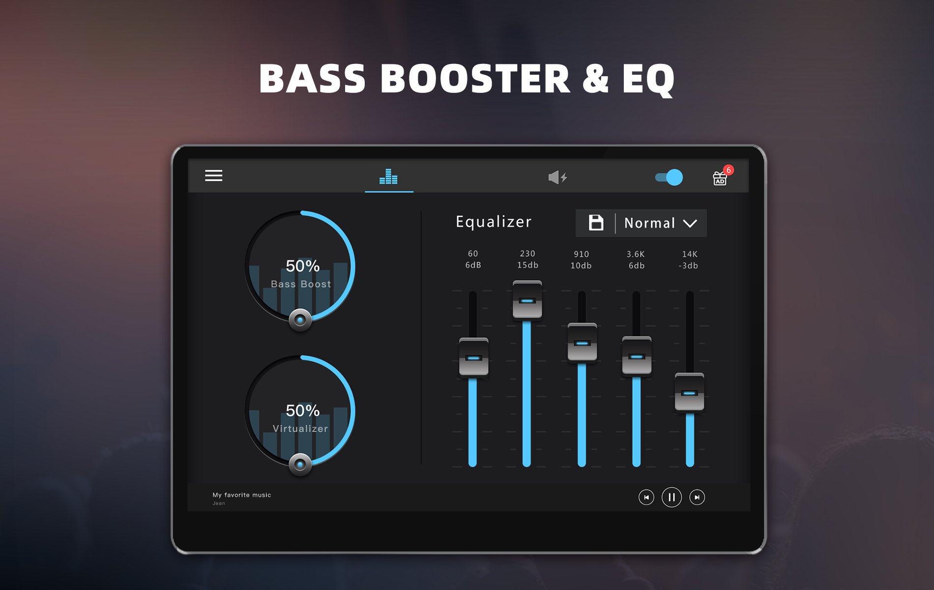Equalizer for Bass Boost