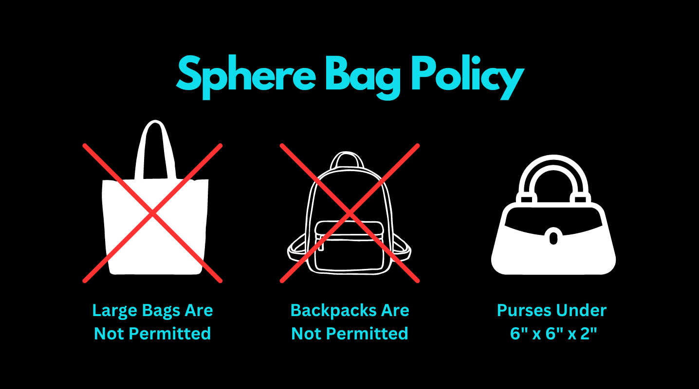Dead and Company Bag Policy