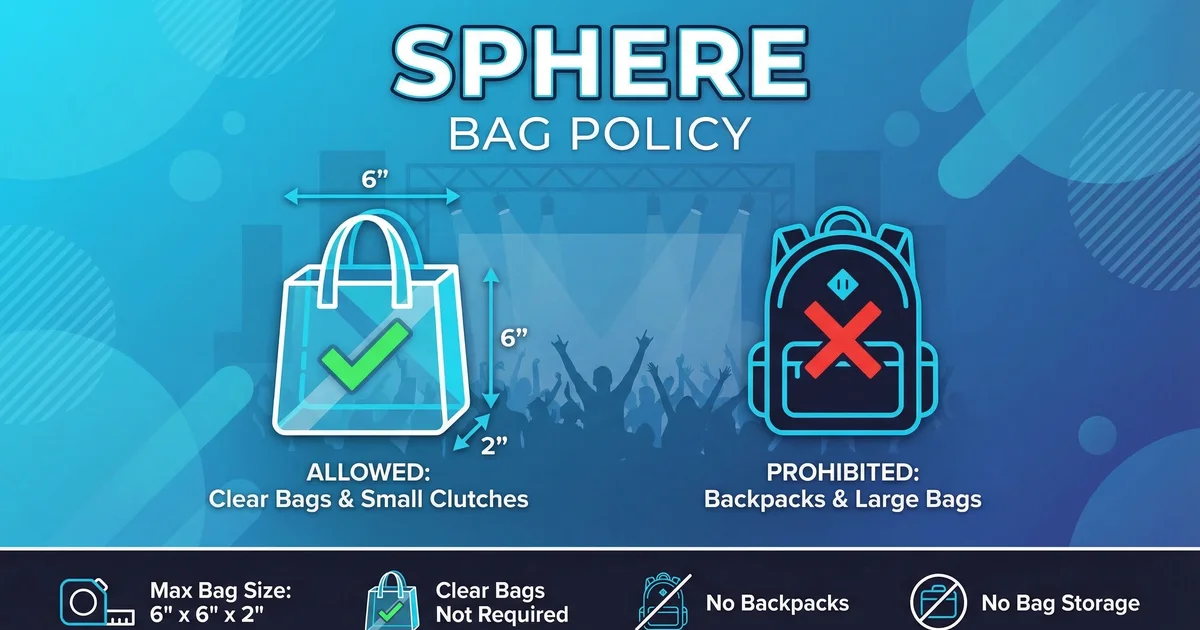 Bag Policy Sphere Las Vegas