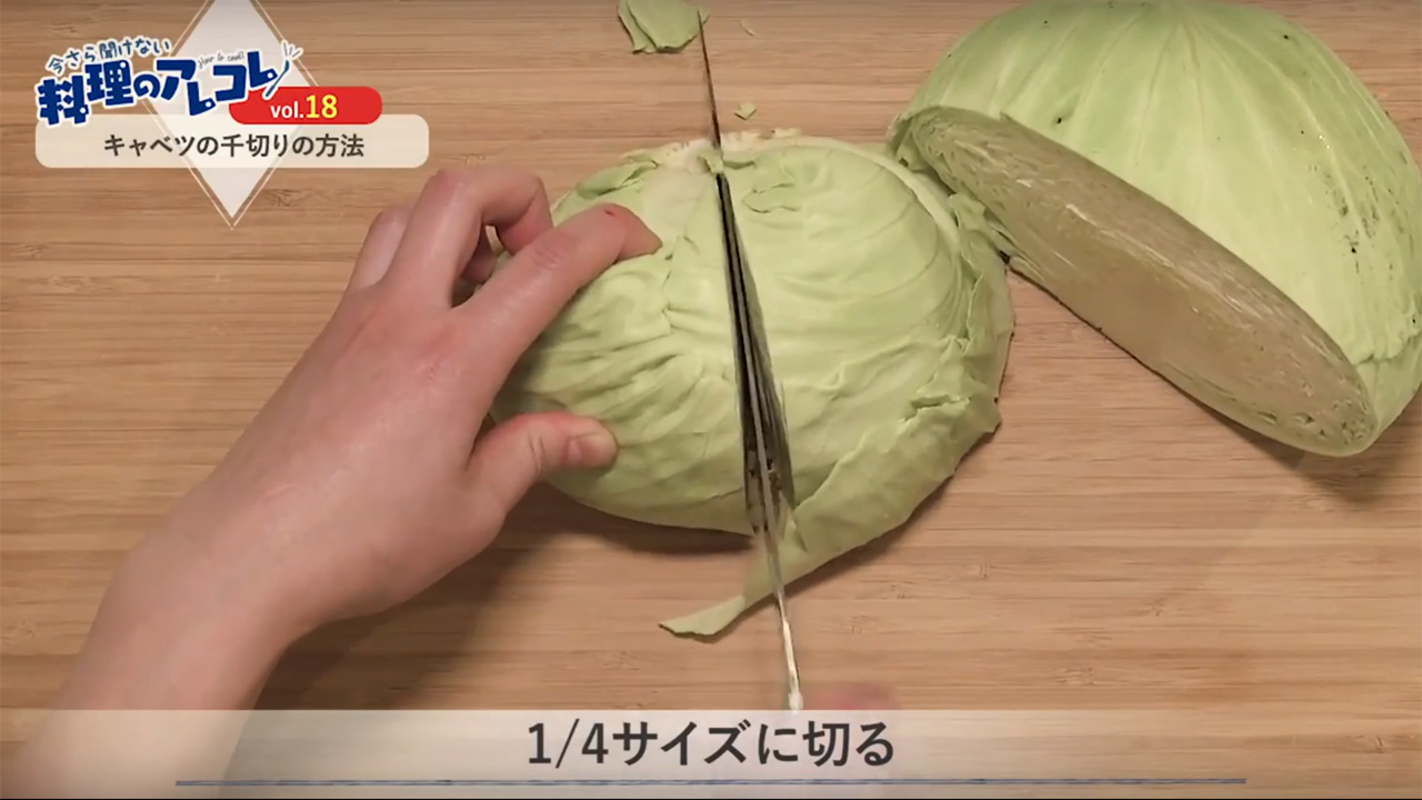 キャベツの千切り決定版！お店のふわふわ極細食感を作るプロの極意