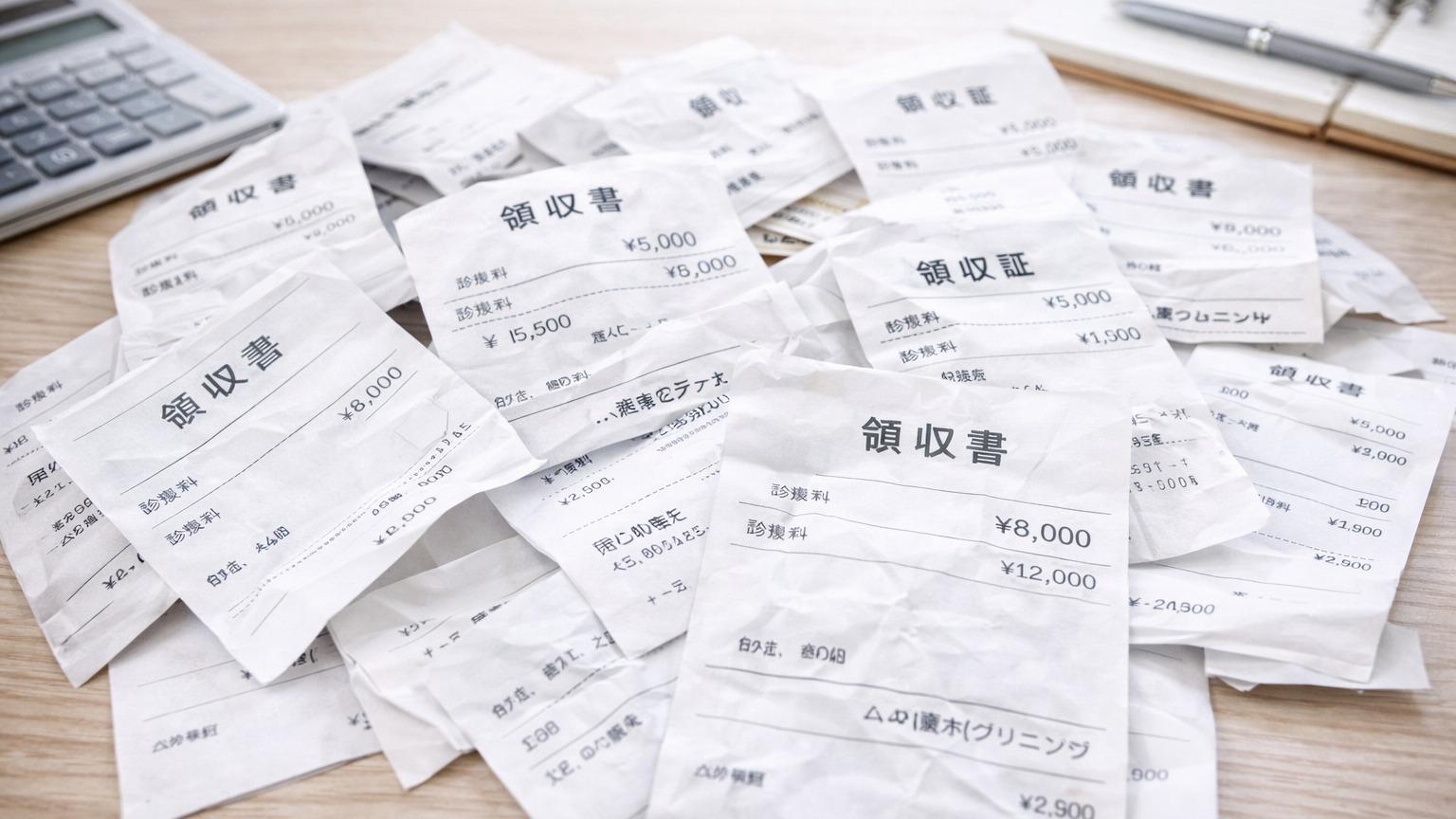病院の領収書はいつまで保管？すぐ捨てると大損する真相と保管期間