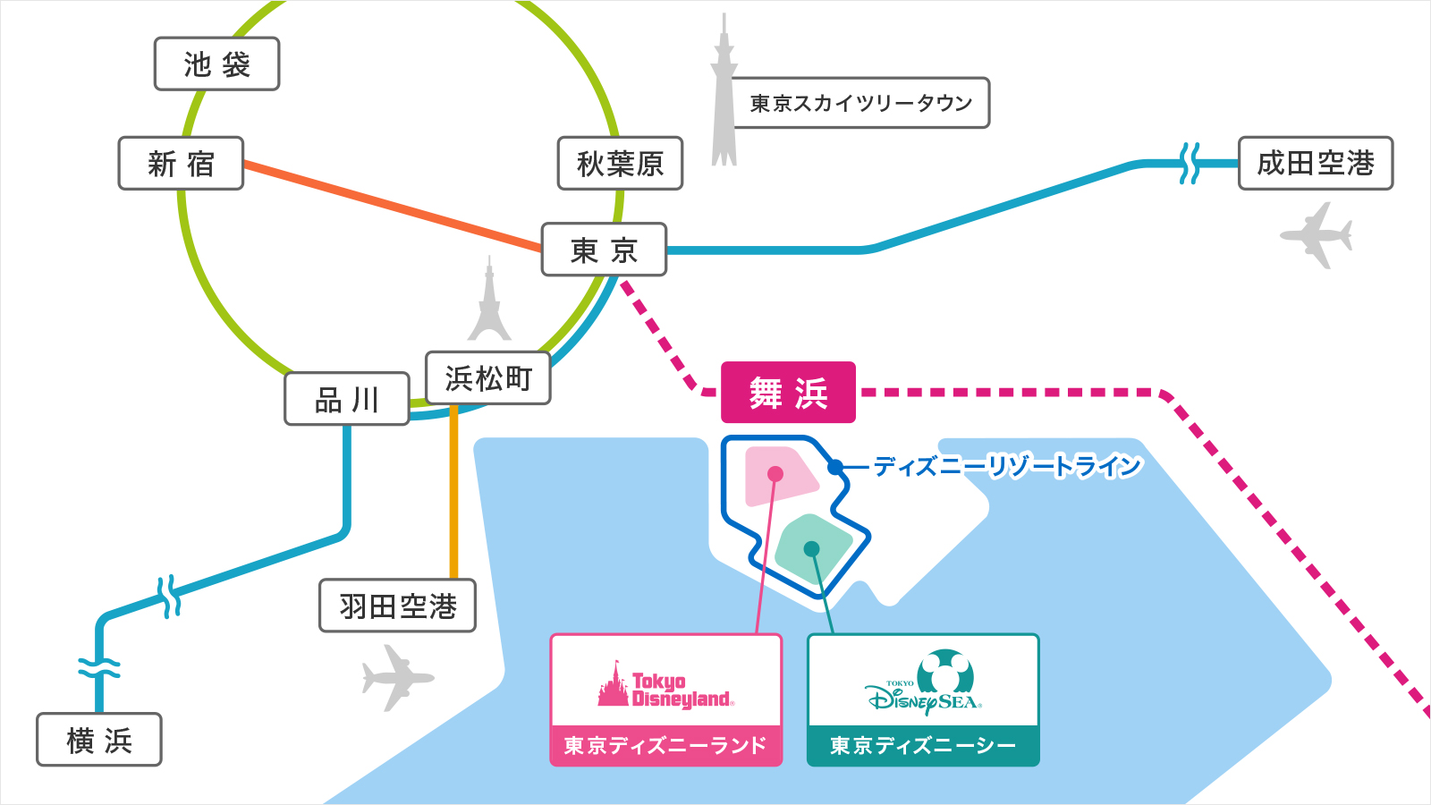東京駅から舞浜の行き方完全攻略！京葉線乗り換え最短ルートと裏ワザ
